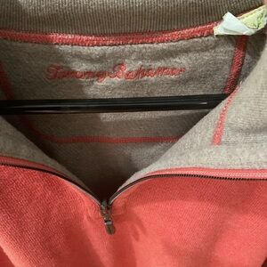 Tommy Bahama Coral 1/4 Sweater